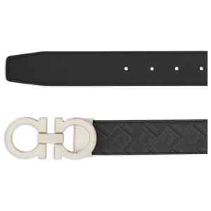 Ferragamo Reversible And Adjustable Gancini Belt