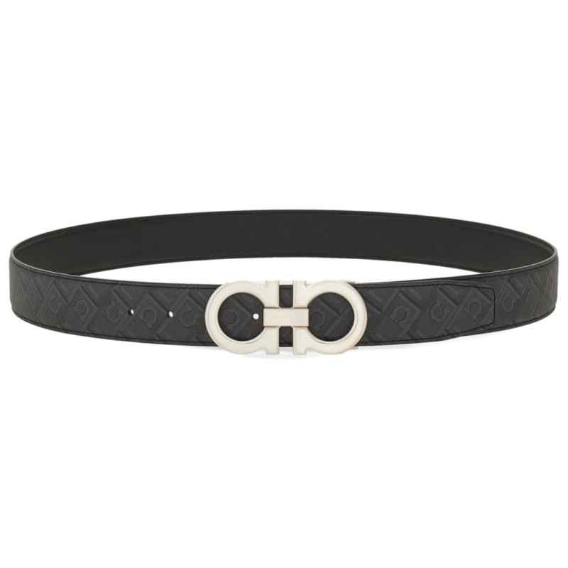 Ferragamo Reversible And Adjustable Gancini Belt
