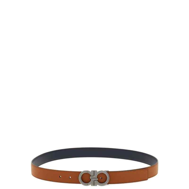 Ferragamo Reversible And Adjustable Gancini Belt
