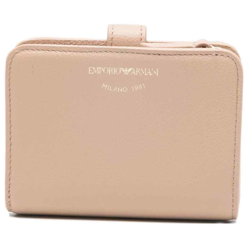Emporio Armani Tumbled Leather Bifold Wallet