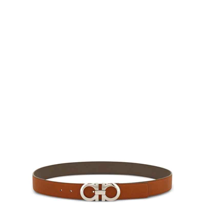 Ferragamo Reversible And Adjustable Gancini Belt