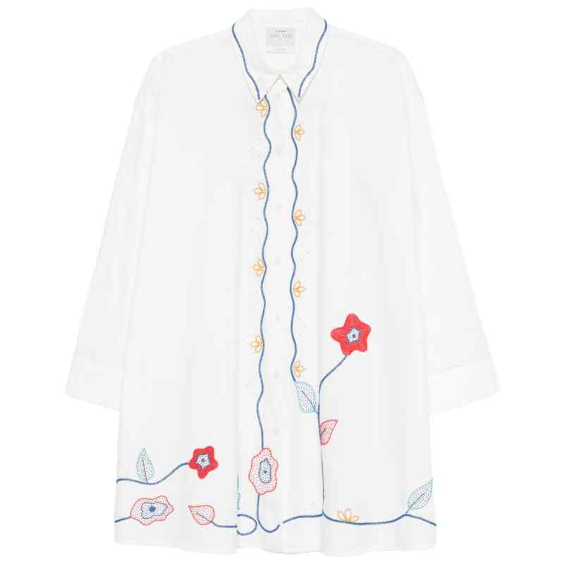 Forte Forte Embroidered cotton shirt