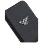 Emporio Armani Asv Regenerated Saffiano Magnetic Card Holder