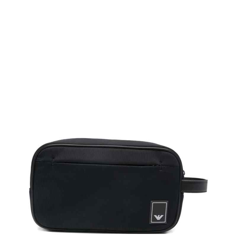 190174250-ss26-earmanicapsulemain-em000090af22391ub118 Emporio Armani Travel Essential Nylon Beauty Bag