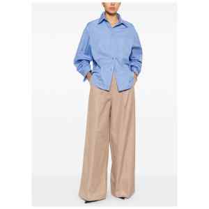 Balenciaga Cotton high-waisted trousers