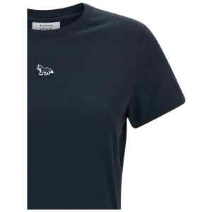 Maison Kitsuné Fox-Embroidered Cotton T-Shirt