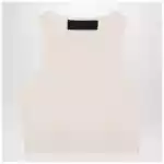 Fear of God Essentials Sporty white honeycomb tank top