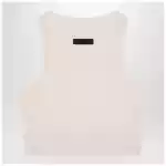 Fear of God Essentials Sporty white honeycomb tank top