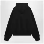Fear of God Essentials Black washed sweatshirt with logo print