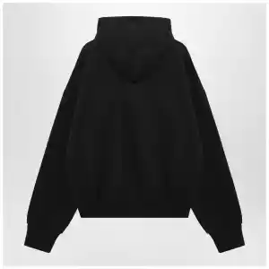Fear of God Essentials Black washed sweatshirt with logo print