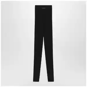 Fear of God Essentials Black leggings in stretch Waffle fabric