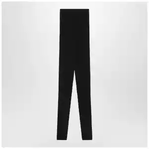 Fear of God Essentials Black leggings in stretch Waffle fabric