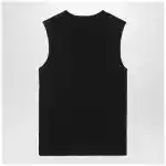 Fear of God Essentials Black tank top in stretch Waffle fabric