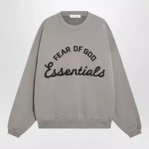 Fear of God Essentials Faded Seal cotton fleece crewneck sweatshirt