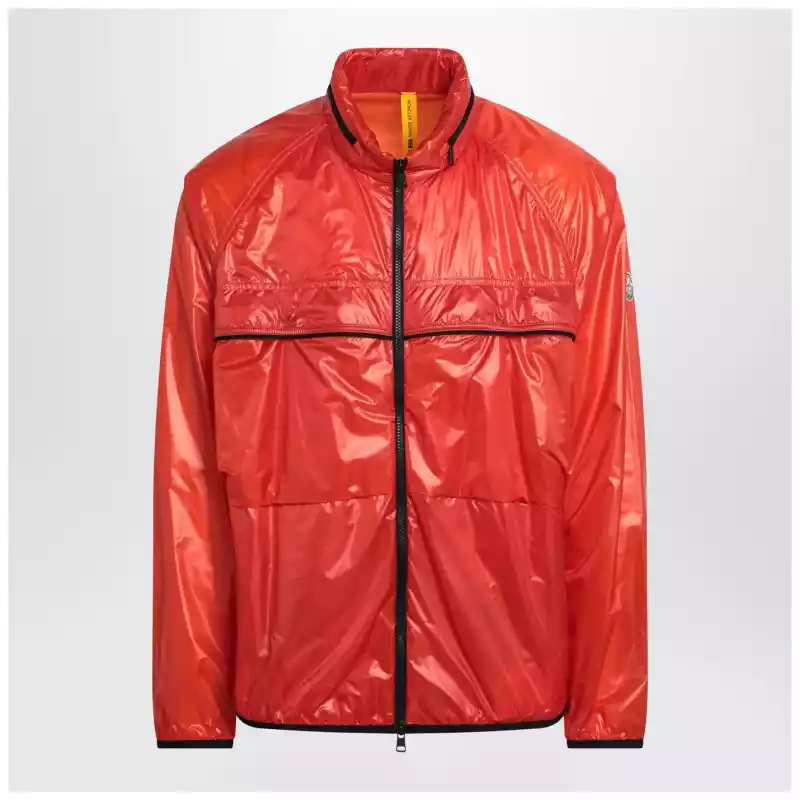 Moncler x Mercedes-Benz by Nigo Anibus zipped orange jacket