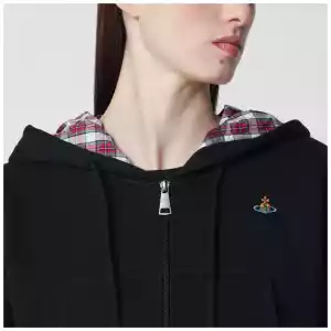 Vivienne Westwood Black cropped sweatshirt with Orb logo