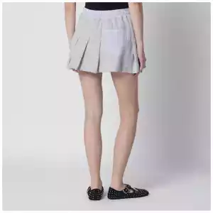 Vivienne Westwood Grey mini skirt with Orb logo