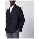 Tagliatore Blue wool double-breasted jacket