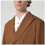 Tagliatore Caramel double-breasted wool jacket
