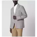 Tagliatore Single-breasted jacket with brown pattern