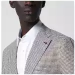 Tagliatore Single-breasted jacket with brown pattern