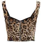 Dolce & Gabbana Leopardo Bustier Top