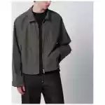 Dries Van Noten Khaki zip-up jacket