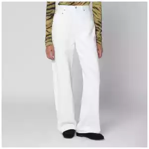 Citizens of Humanity White Pashmina Ayla baggy jeans