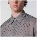 Dries Van Noten Grey shirt with sequins