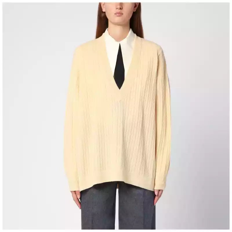 the garment Light yellow Como over pullover
