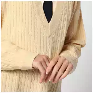 the garment Light yellow Como over pullover