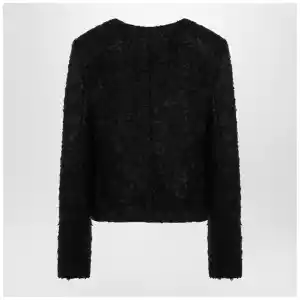 the garment Recycled wool blend black Vienna jacket