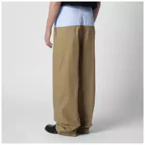 Dries Van Noten Trousers with contrasting waistband