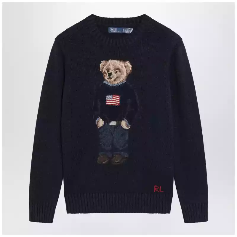 Polo Ralph Lauren Navy blue Polo Bear sweater