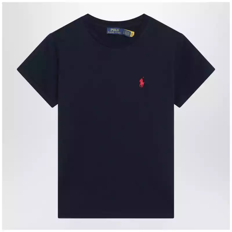 Polo Ralph Lauren Navy blue cotton T-shirt
