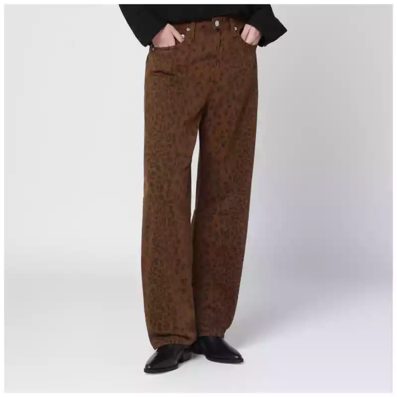 22521248PR_S_CITIZ-SEPCH.a Citizens of Humanity Relaxed Miro jeans with cheetah print