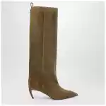 The Attico Lea Military Green high boot