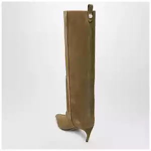 The Attico Lea Military Green high boot