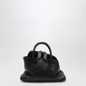 The Attico Black leather La Passeggiata Mini bag