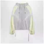 The Attico Grey/light yellow bomber sweatshirt