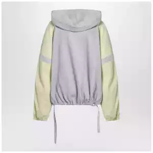 The Attico Grey/light yellow bomber sweatshirt
