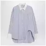 The Attico Light blue/white striped shirt Diana