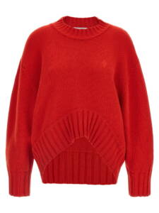 The Attico Asymmetrical Hem Sweater