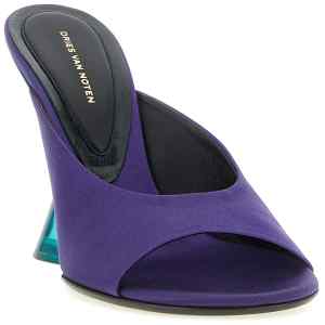 Dries Van Noten Satin Mules