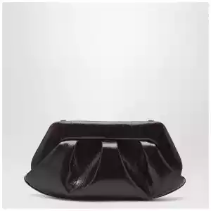 THEMOIRè Emera clutch in chocolate brown
