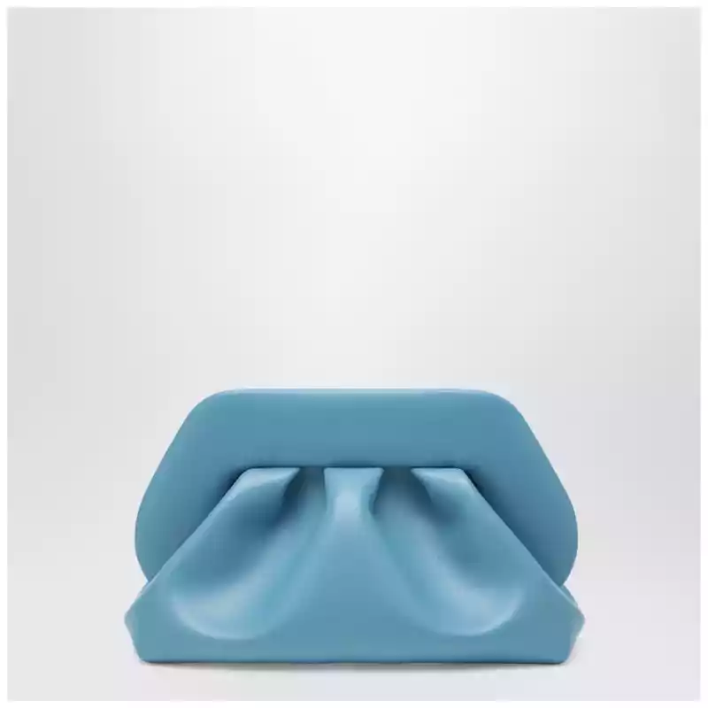 THEMOIRè Tia clutch in cerulean blue