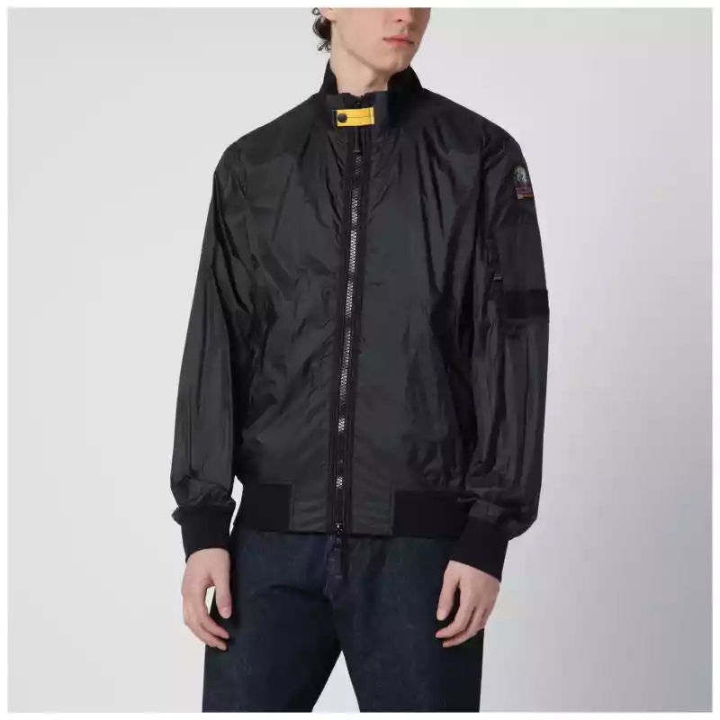 Parajumpers Black Crofton zip-up jacket