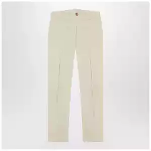 Moncler Grenoble Ivory slim trousers in GORE-TEX