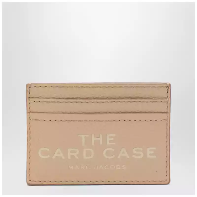 Marc Jacobs Camel full-grain leather cardholder