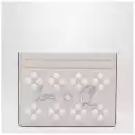 Christian Louboutin Kios card holder in grained calfskin and spikes